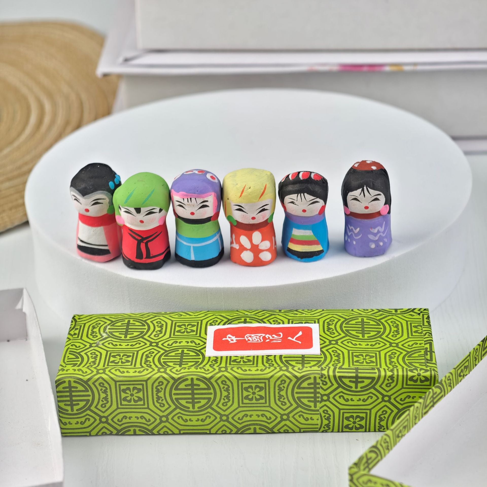 Chinese clay dolls