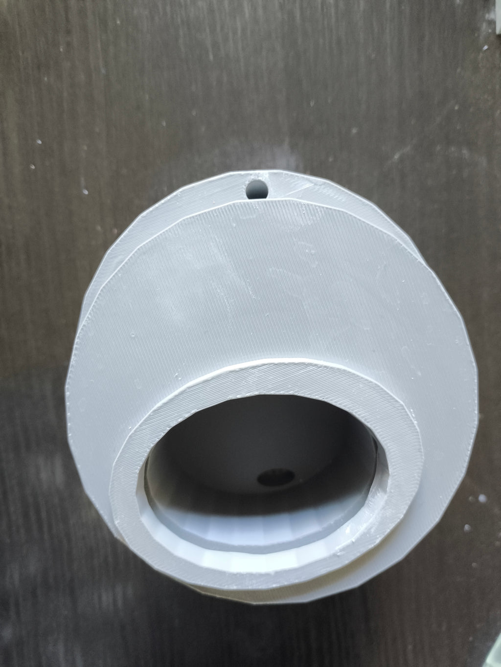 Brutalist Spaceship Planter